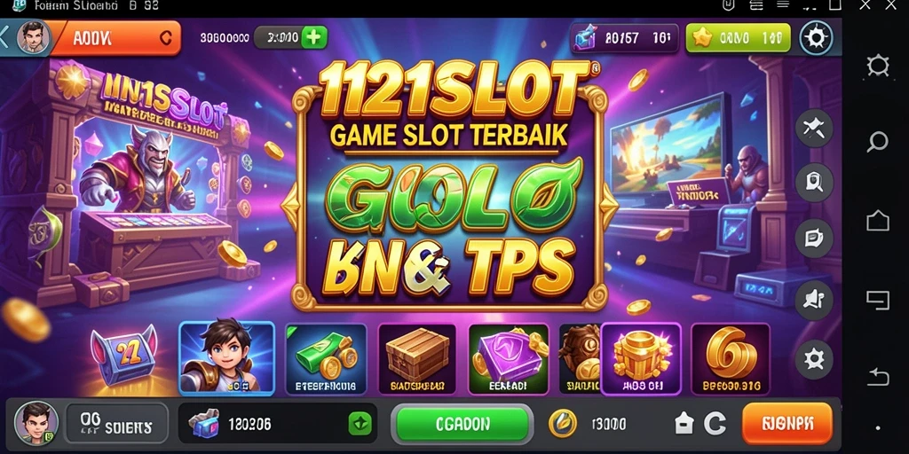 Screenshot gameplay 1121SLOT yang menampilkan keseruan permainan slot.