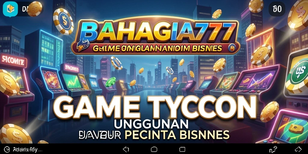 Screenshot menunjukkan pengalaman seru dalam mengelola bisnis di BAHAGIA777.