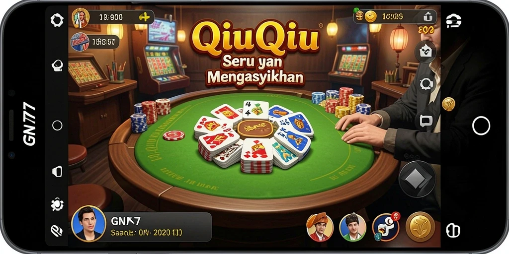 Screenshot gameplay QiuQiu di GN777 yang seru dan menegangkan.