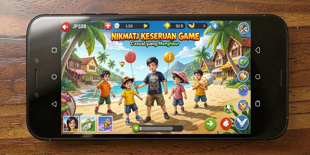 Screenshot gameplay JPS88 menampilkan suasana seru dalam permainan Casual.