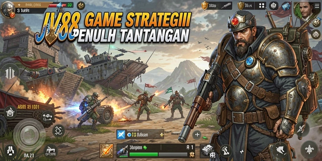 Gameplay JV88 memperlihatkan pertempuran strategi yang epic.