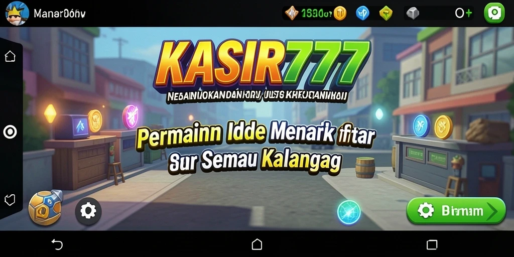 Tampilan gameplay KASIR777 yang menarik dan interaktif saat mengelola kasir.