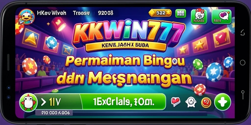 Tampilan gameplay Bingo yang seru dan interaktif di KKWIN777.
