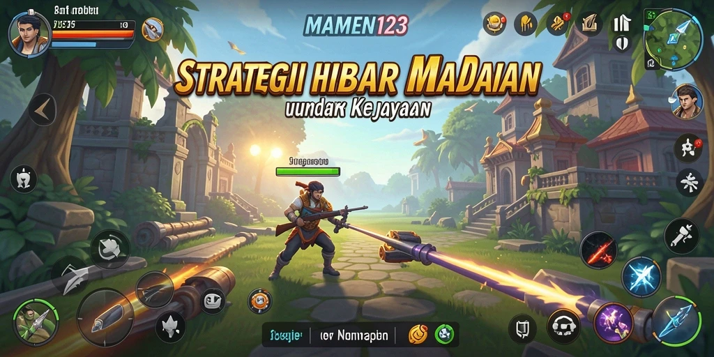 Tangkapan layar yang menunjukkan intensitas gameplay MAMEN123.
