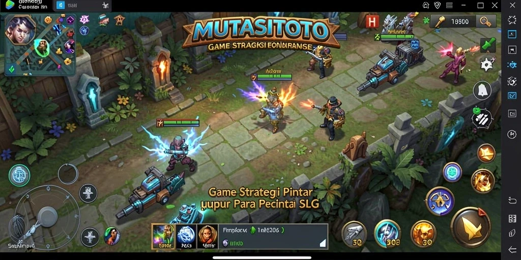 Tampilan gameplay menarik dengan strategi dalam MUTASITOTO.