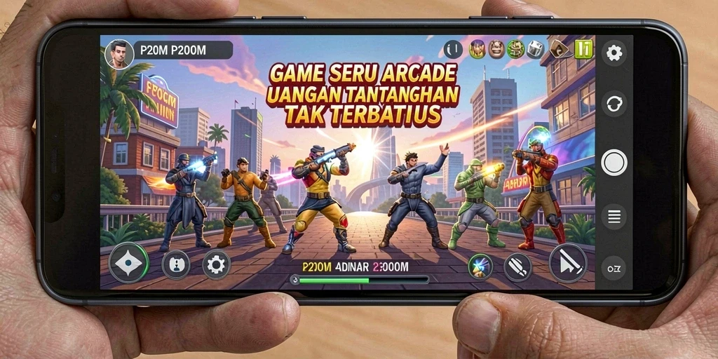 Screenshot gameplay P200M yang menampilkan aksi seru dan tantangan menegangkan.