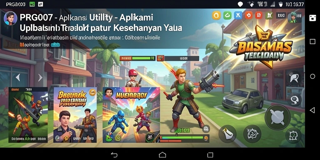 Tampilan utama PRG007 dengan fitur andalan untuk efisiensi.