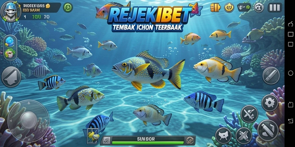 Gameplay seru Tembak Ikan di REJEKIBET.