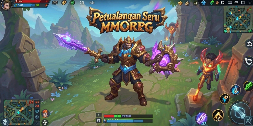 Tangkapan layar gameplay yang menunjukkan aksi pertempuran di RR44.