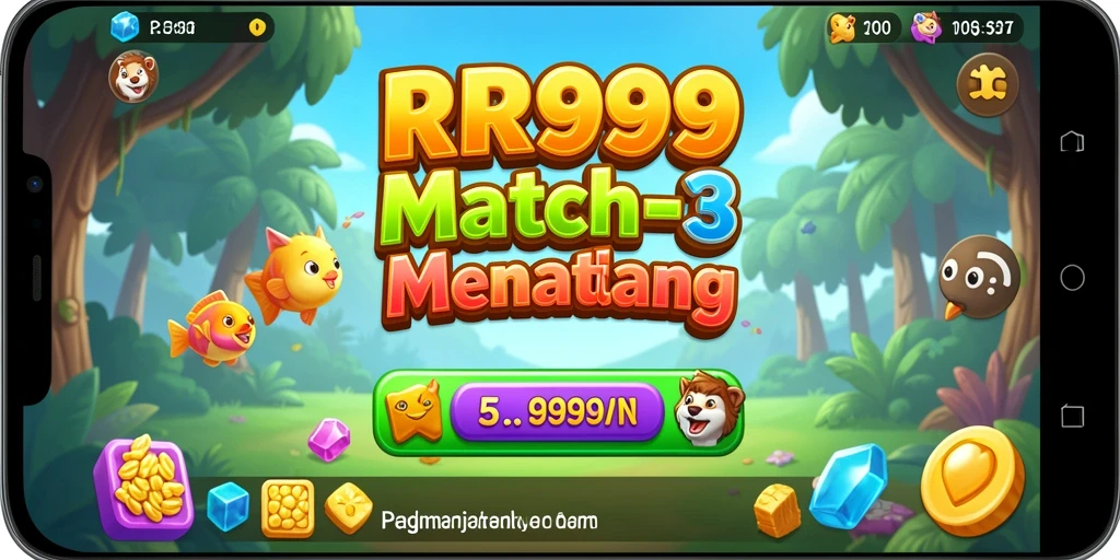 Tampilan gameplay seru dan penuh warna dari RR999.