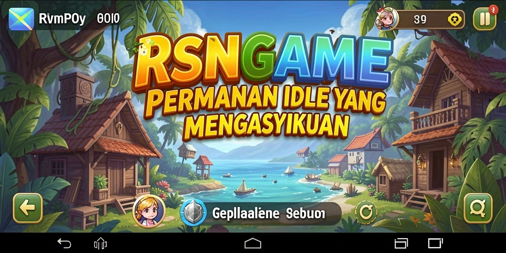 Tampilan gameplay RSNGAME yang menarik dengan fitur Idle yang seru.