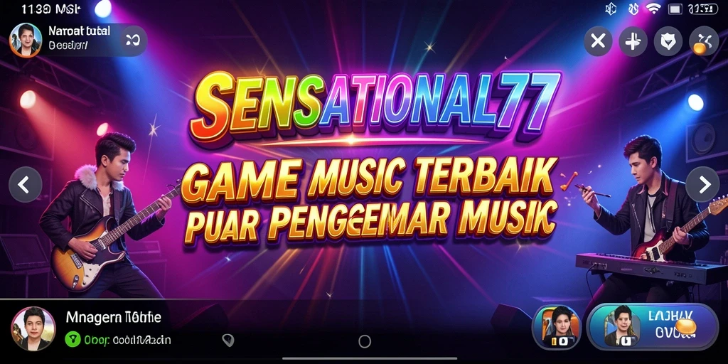Tampilan permainan SENSATIONAL77 yang penuh warna dan interaktif.