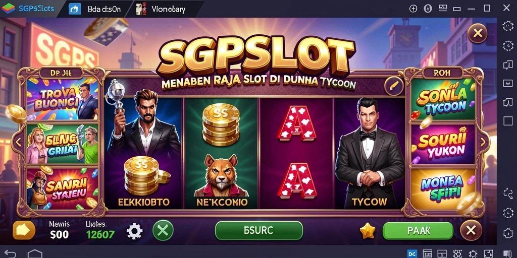 Tampilan menarik gameplay SGPSLOT dalam dunia Tycoon.