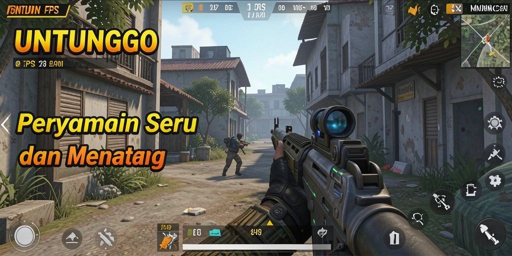 Tangkapan layar yang menangkap aksi seru dalam gameplay UNTUNGGO.